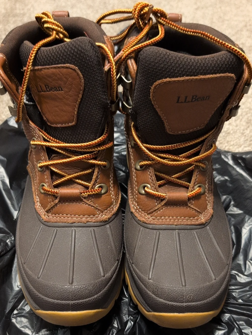 LL Bean Storm Chaser Tek 2.5 Primaloft Leather Duck Boots